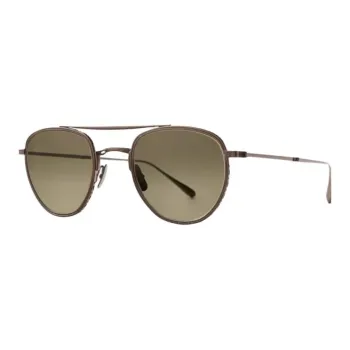 Mr. Leight Titanium Aviator Sunglasses Unisex Yellow