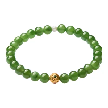 Honglangji Hetian Jade Bracelets Jasper Women's