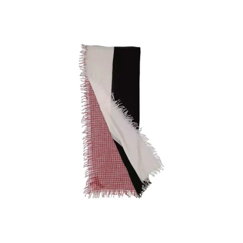 Yohji Yamamoto Wool Knit Scarves Men's Red-0
