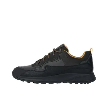 GEOX Terrestre Ab Anti-Slip Wear-Resistant Low-Top Casual Shoes Men's Black