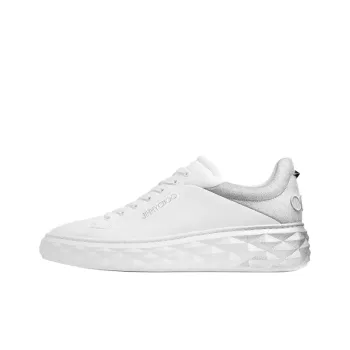 Jimmy Choo DIAMOND MAXI/M II Low Top Skateboard Shoes Men's White