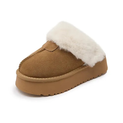 Shoe Cabinet Floral Language Abrasion-Resistant Wrap-toe Slippers Women's