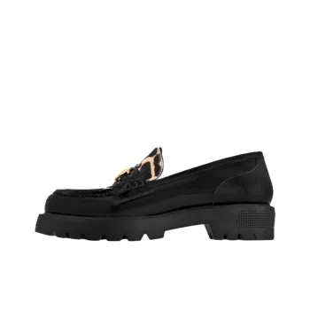 LOUIS VUITTON District Loafers Women's Black