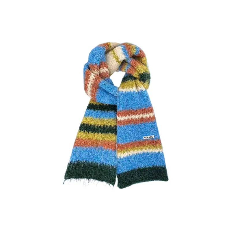 Yalu Polyester Knit Scarves Unisex Gift Box Set-5