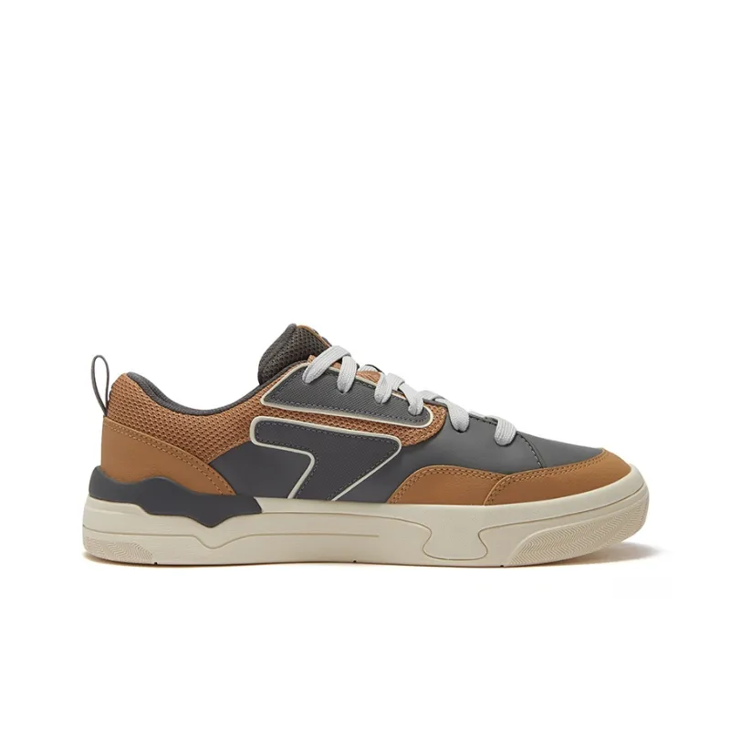 FILA FUSION MANUAL Slip-Resistant Cushioning Low-Top Skateboard Shoes Men's Brown-1
