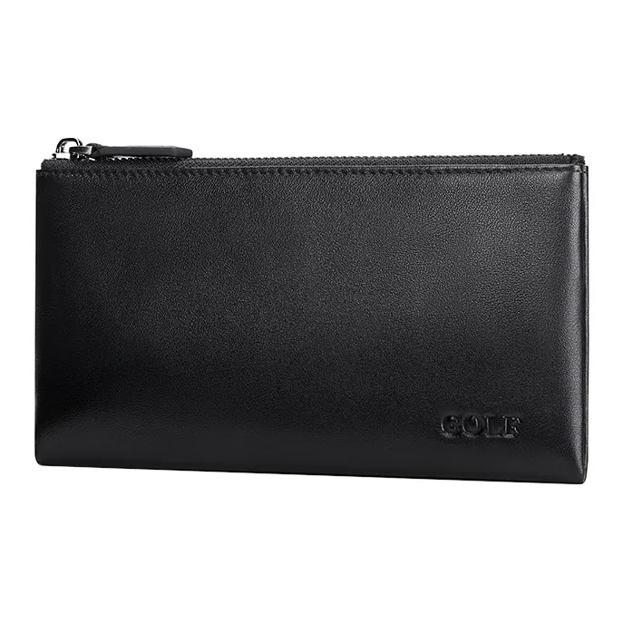 GOLF Cow Leather With Synthetic Leather Wallet Regular Men's Black-2