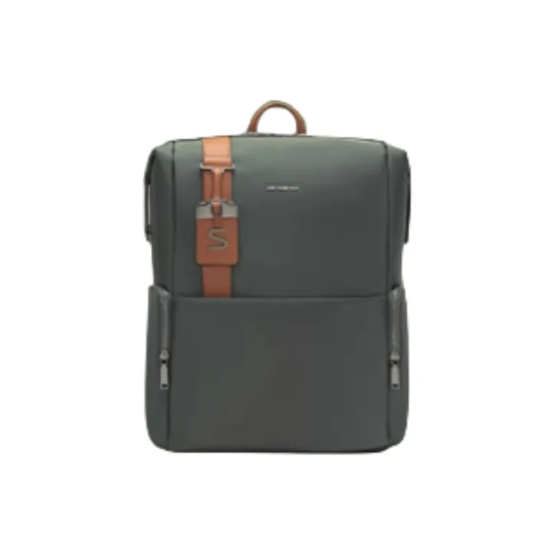SAMSONITE Polyester Backpack Large Size Unisex Forest Green-0