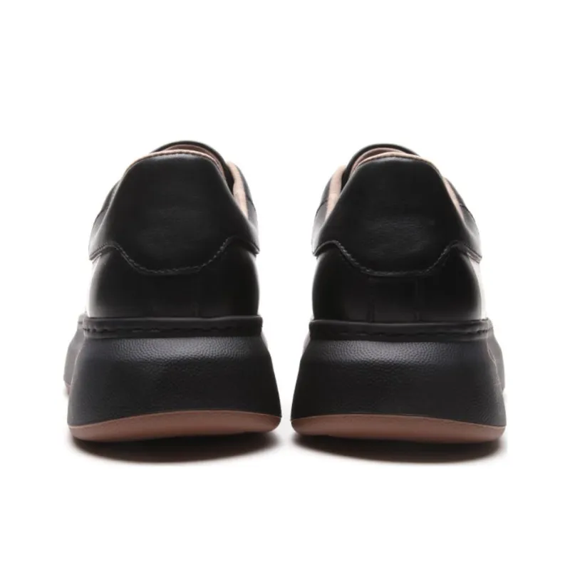 Satchi Slip Resistant Cushioning Abrasion Resistant Lightweight Breathable Low Top Skateboard Shoes Men's Black 5.5cm-4