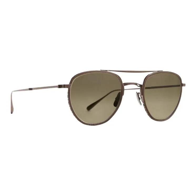 Mr. Leight Titanium Aviator Sunglasses Unisex Yellow-1