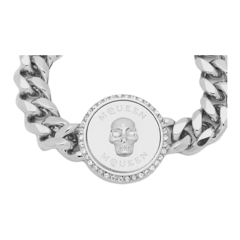 Alexander McQueen Sovereign Skull Charm Bracelet-2