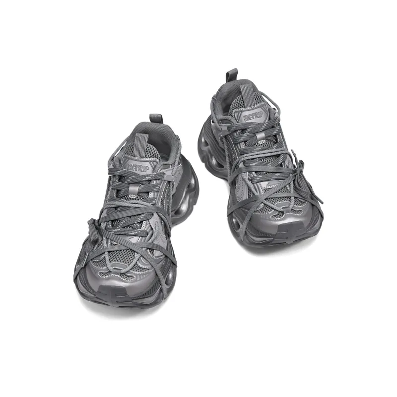 SK.TRIP Cushioning Abrasion Resistant Lightweight Height Increasing Mat Low Top Chunky Sneakers Men's Box-23