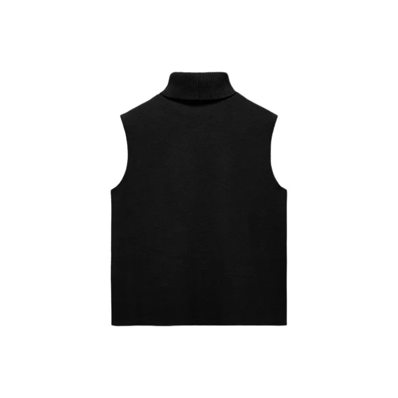 ZARA Tank Tops Women's Black-1