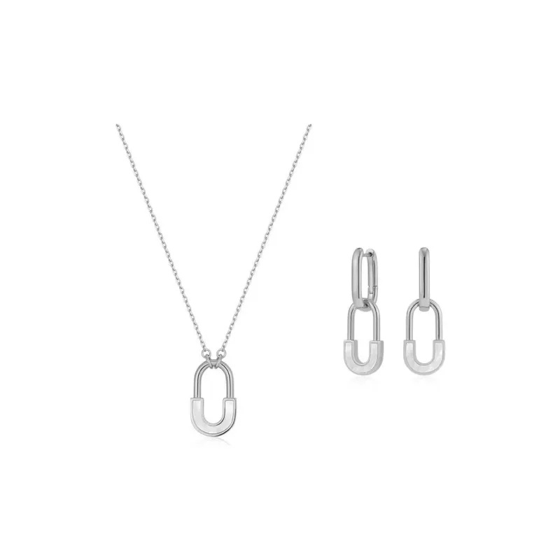 DAN DREAM White Shell Earrings Women's-6