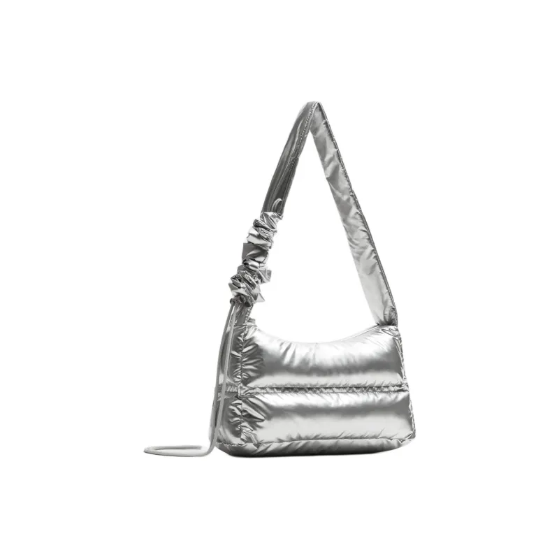 ZARA Nylon Shoulder Bag Crossbody Bag Regular Men's Silver-1