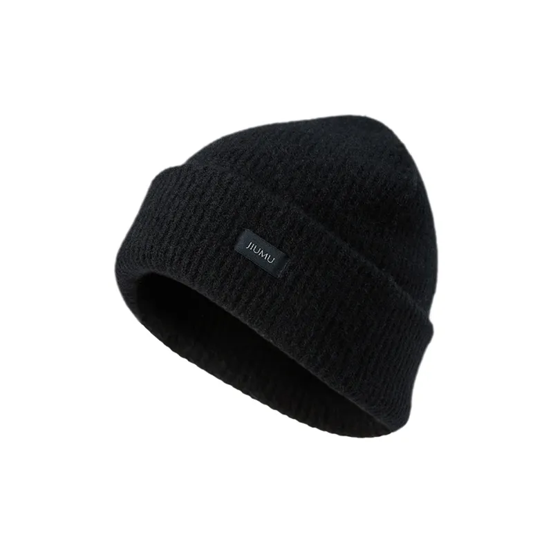 JIUMU Pure Cashmere Beanies Men's-0