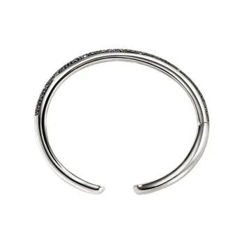 John Hardy Surf Hinged Diamond Cuff Bracelet