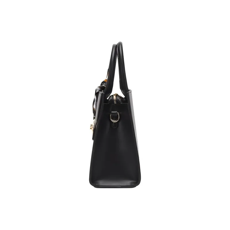PAYOT Microfiber Synthetic Leather Wedding Bag Shoulder Bag Crossbody Bag Handbag Regular Women's Black/Burgundy-3