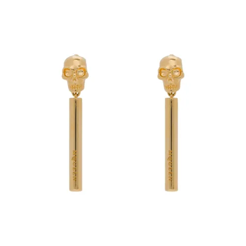 Alexander McQueen Skull Bar Earrings