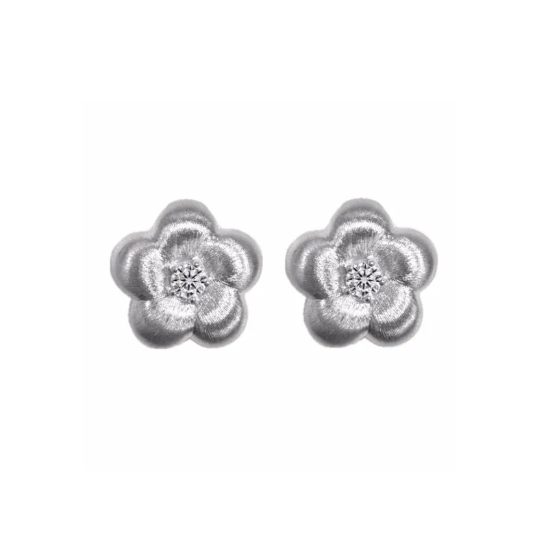 JESCAKOO S925 Silver Stud Earrings Women's-1