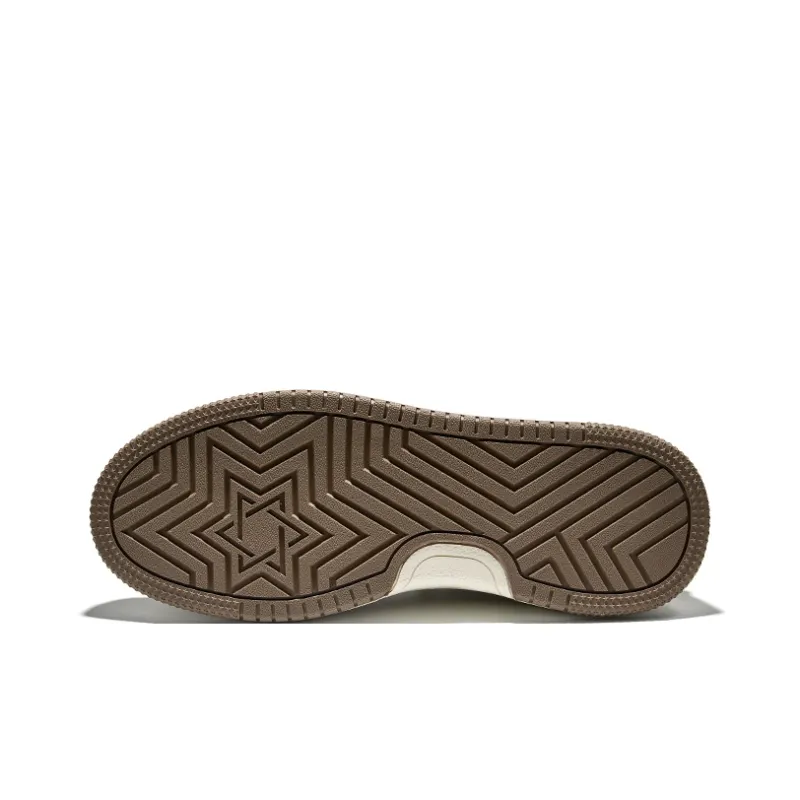 Hautton Jeans Skateboard Shoes Men's White-4