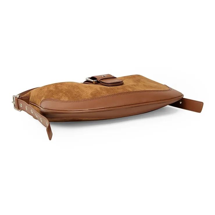 Teenmix Cow Leather Shoulder Bag Tubas Women's Coffee/Caramel-5