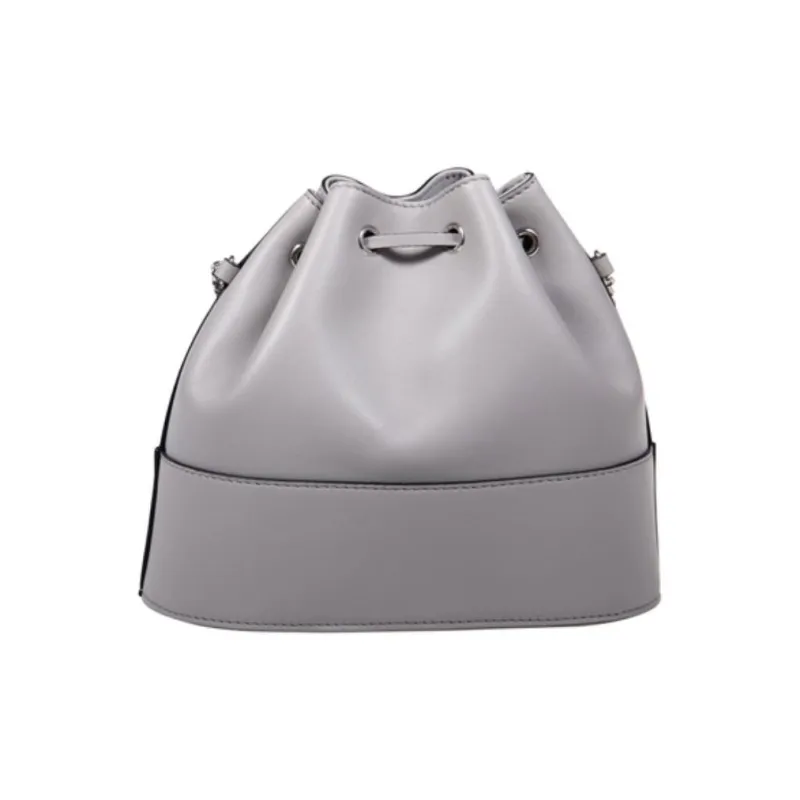 Valentino Sheepskin Bucket Bags Crossbody Bag, Shoulder Bag Women's Gray-2