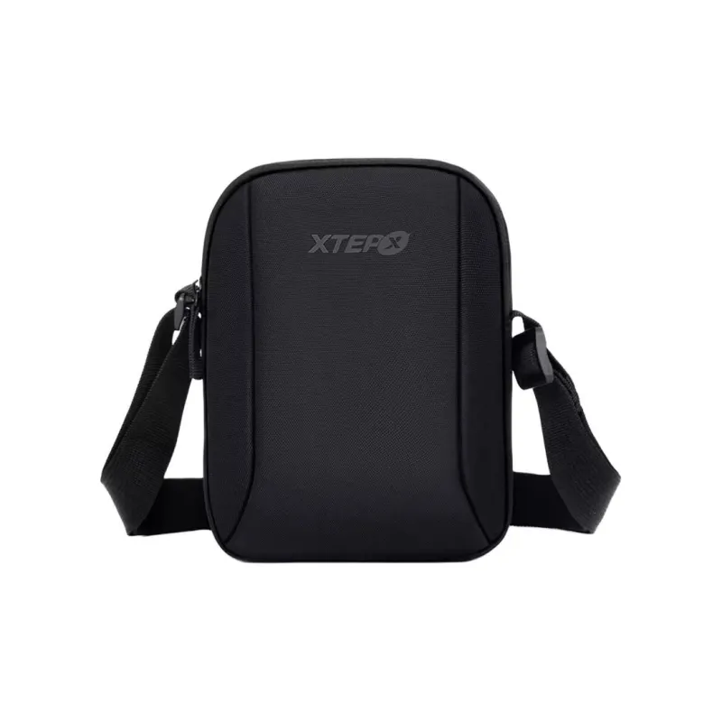 XTEP Oxford Shoulder Bag Crossbody Bag Small Size Women's Black-0