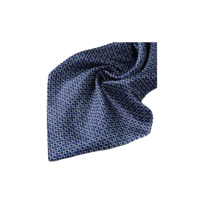 GOLDLION Mulberry Silk Ties Men's Blue-1