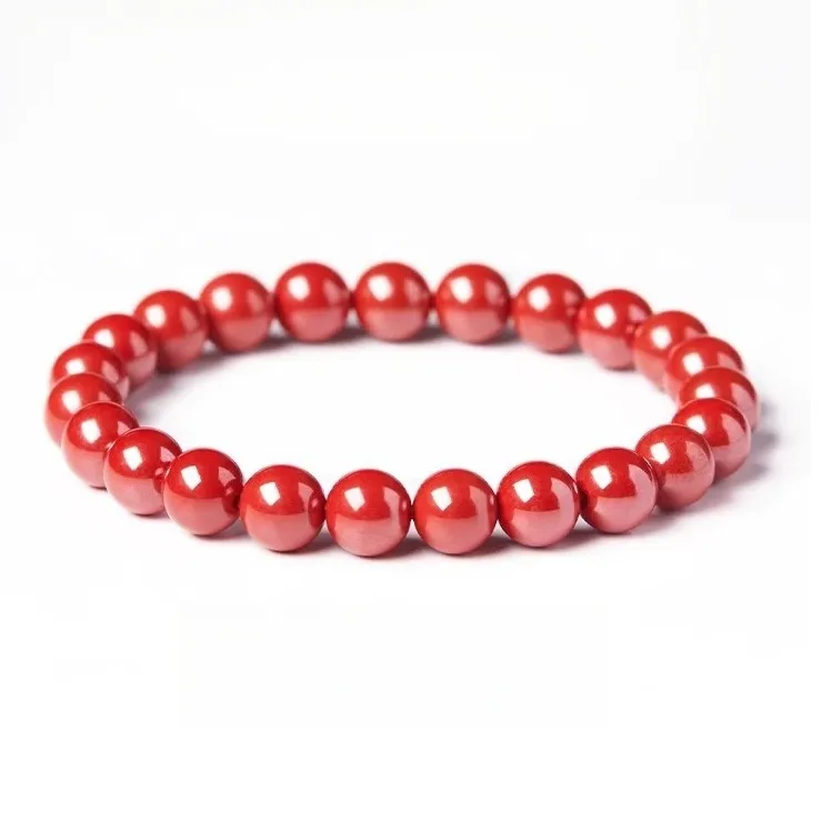 Harf Cinnabar Jade Bracelets Unisex-54