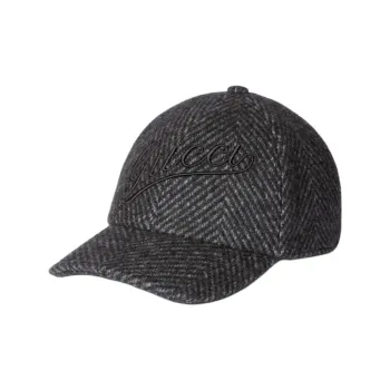 GUCCI Wool, Cotton Baseball Caps Unisex Gray