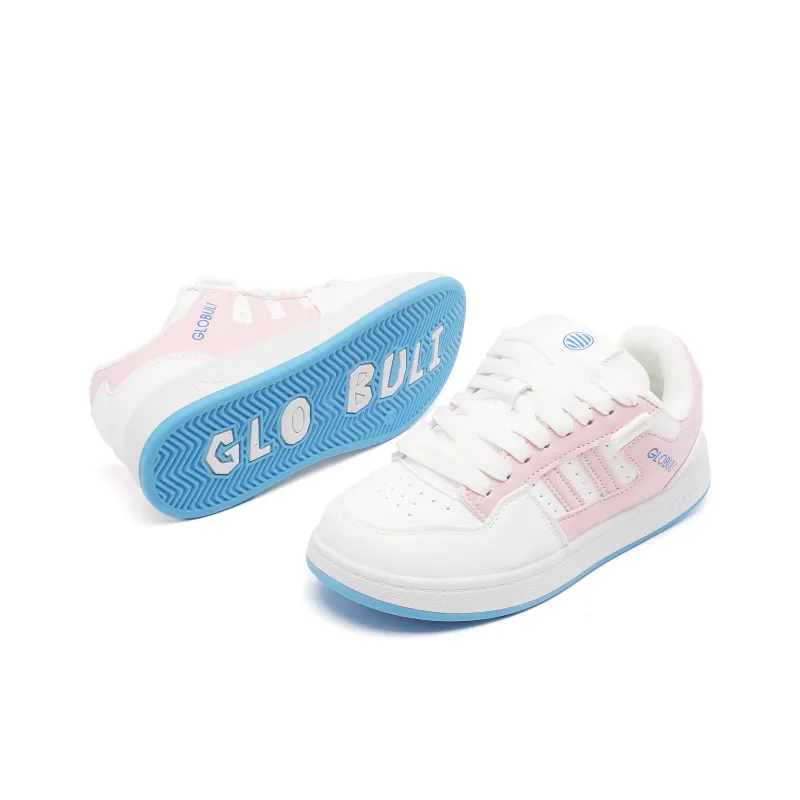 ABCYLM Low Top Skateboard Shoes Women's Rainbow Gradient-4