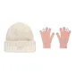 White Cap+Pink Glove