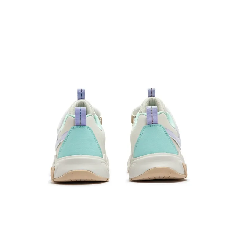 XTEP Kids Lifestyle Shoes White Sand Gray/Oatmeal Cream/Snow Cyan Purple Kids'-3