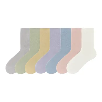 Caramella Mid Calf Socks Women's 7 Pack