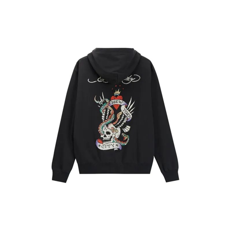 Ed Hardy FW24 Sweatshirt Men's Black-1