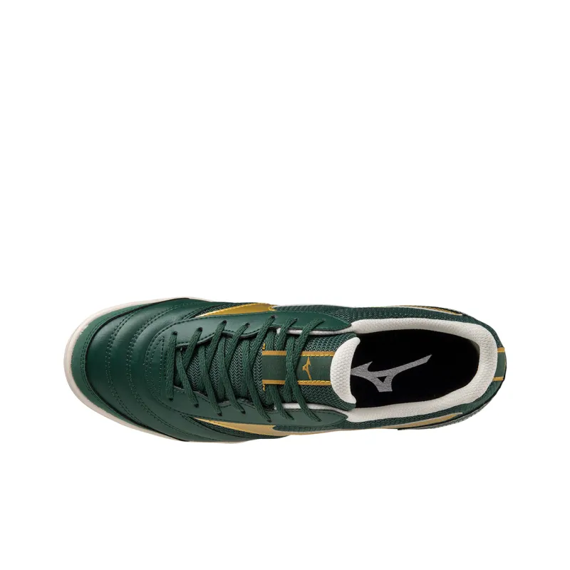 Mizuno IC/IN Anti-Slip Wear-Resistant Soccer Shoes Unisex Green Gold-2