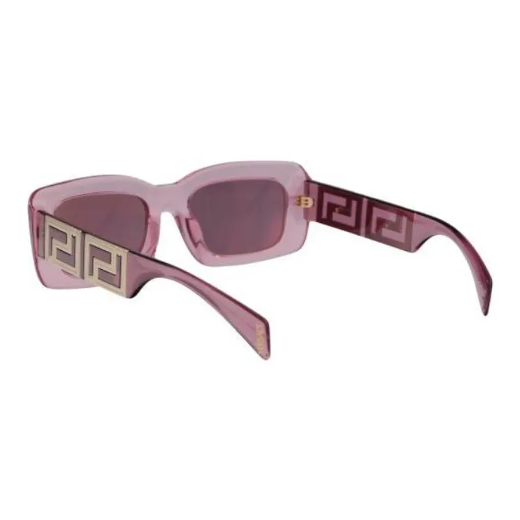 VERSACE Logo-plaque Square-shape Sunglasses-2