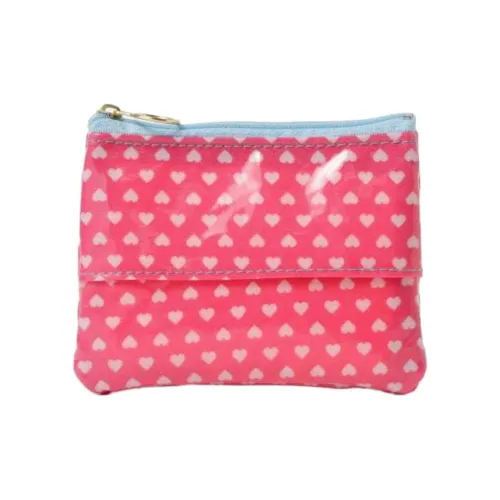 Beams Cotton Polyvinyl Chloride Clutch Women's Pink