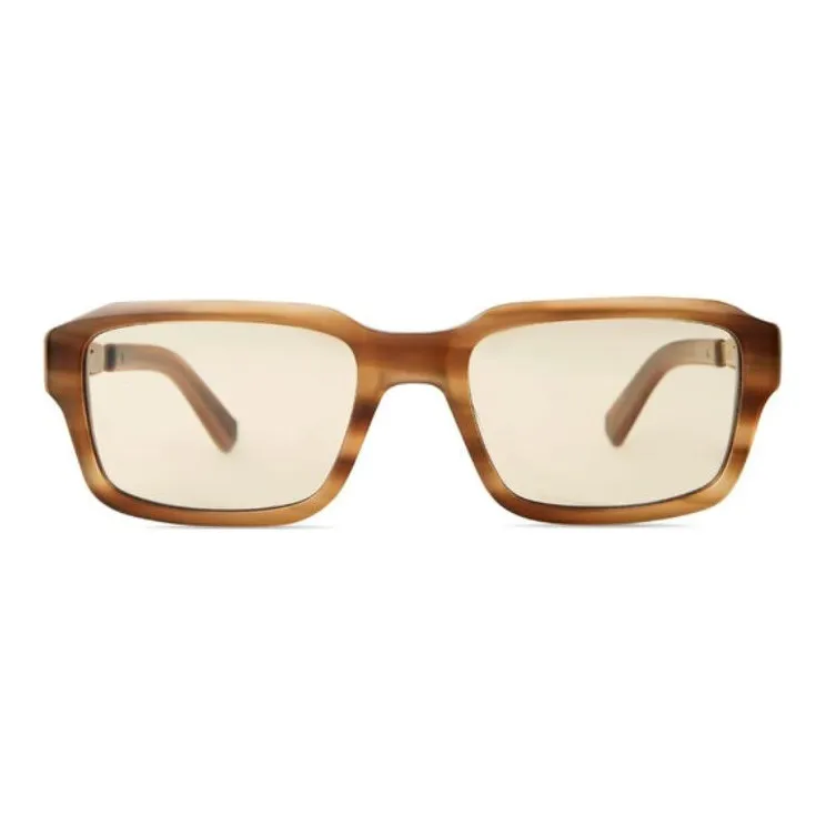 Mr. Leight Acetate Rectangular Sunglasses Men's Tortoiseshell-1