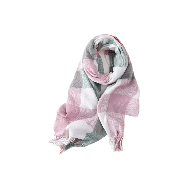 EEEENO Polyester Knit Scarves Unisex-10