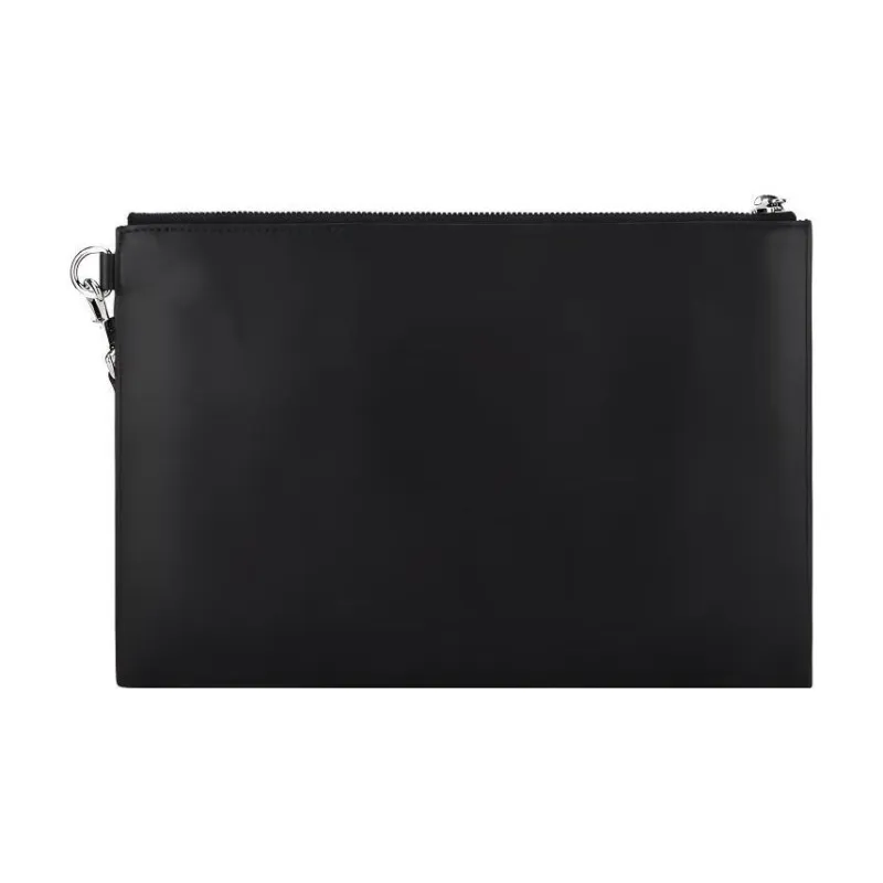 Burberry Logo Print Zip Pouch 6 Slot Black-2
