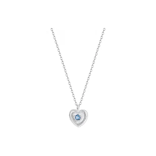 Heart Grass 999 Fine Silver Necklaces Women's