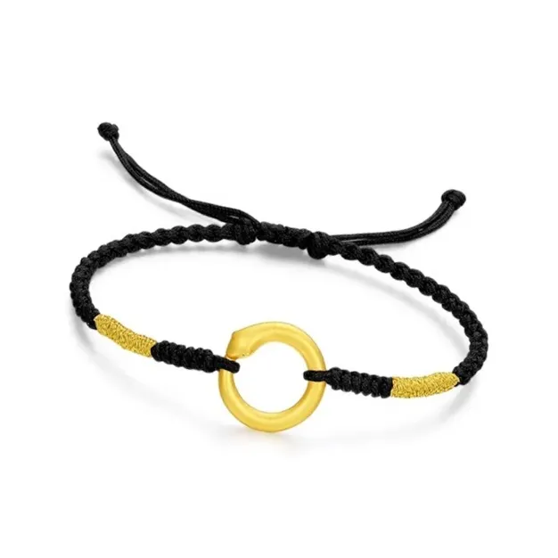 Old Qingyun Silver Building Gold Bracelet Unisex-4