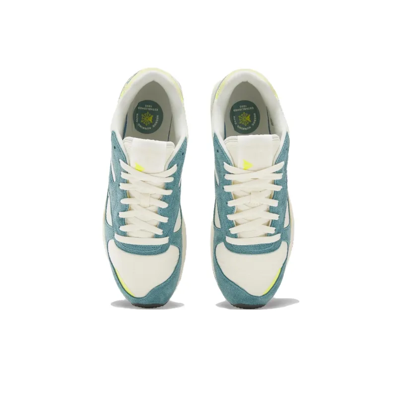 Reebok DL5000 Anti Slip Wear Resistant Low Top Running Shoes Unisex Green Beige-3