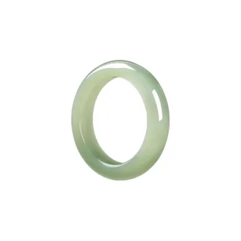 Zhen Yu Zhen Pin Hetian Jade Rings Pale Greenish White Jade Unisex