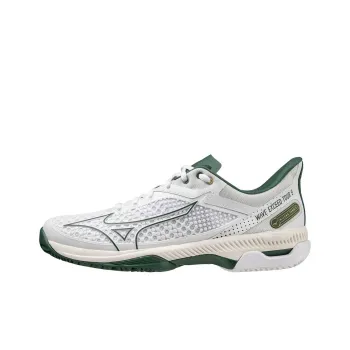 Mizuno Wave Exceed Tour 5 Anti-Slip Wear-Resistant Low-Top Tennis Shoes Unisex White Green