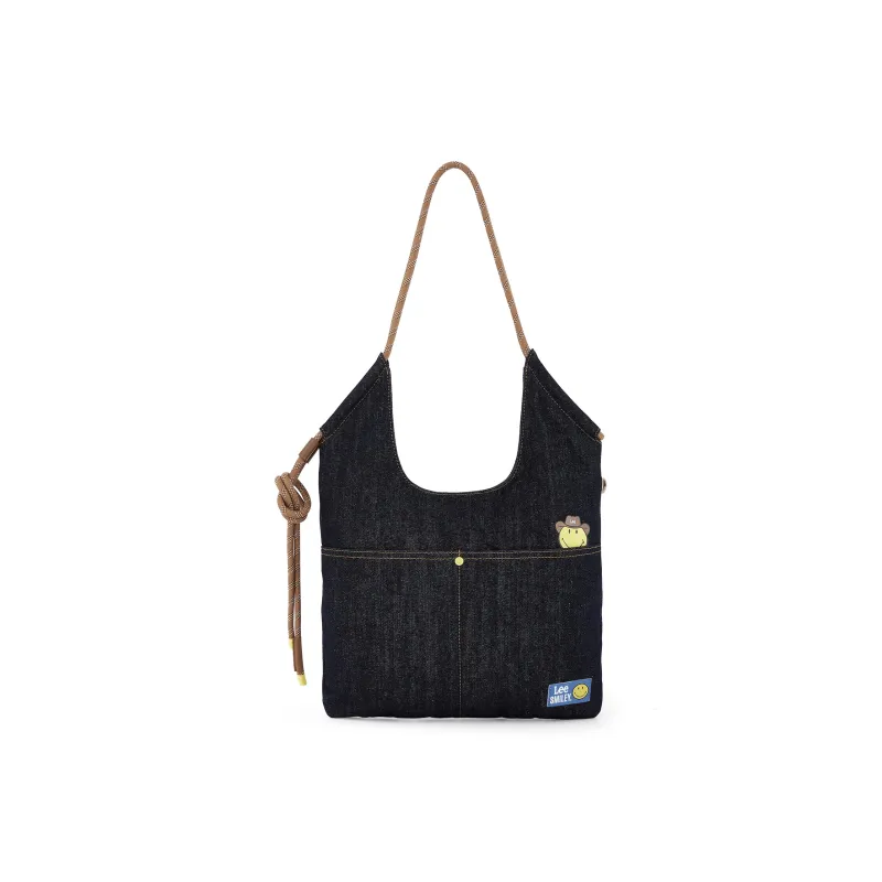 Lee Smiley® Collaboration Denim Shoulder Bag Regular Unisex Original Denim-2