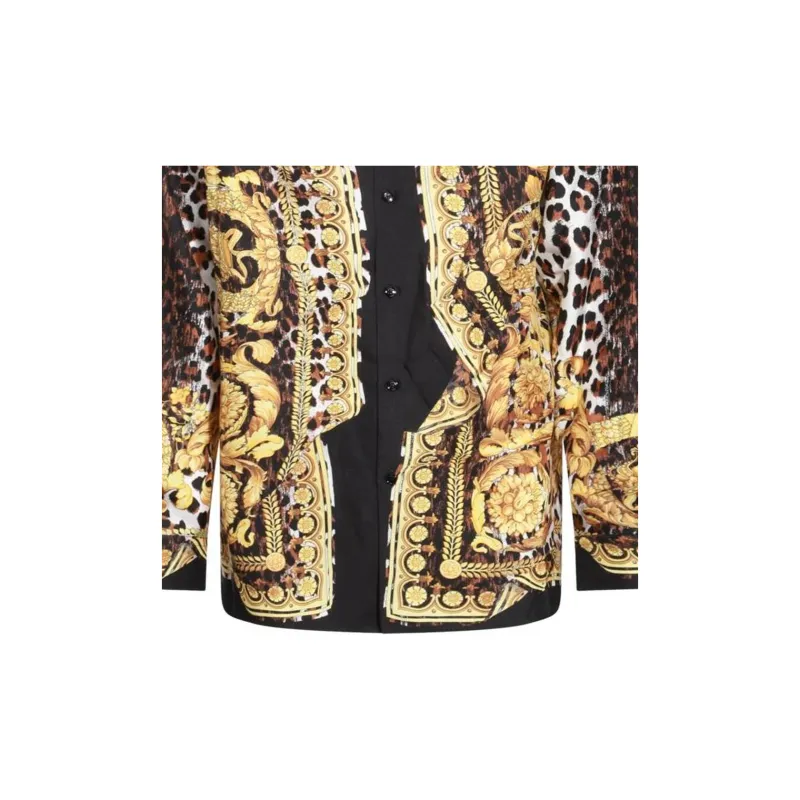 VERSACE Barocco Printed Button Up Shirt-2