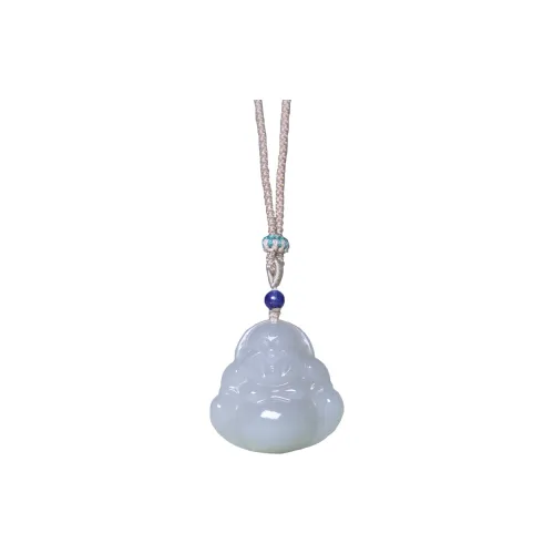 Ingenuity Gifts Hetian Jade Necklaces Jasper Unisex Smoky Purple Women's