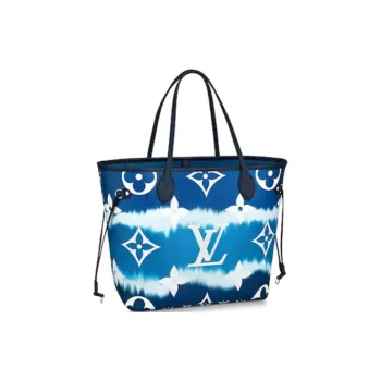 LOUIS VUITTON Neverfull Lv Escale Mm Bleu